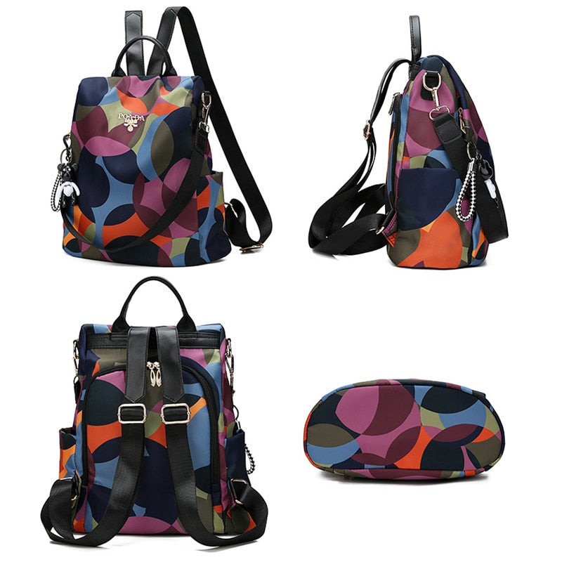 Wasserdichter Diebstahlschutz-Rucksack – mit versteckter Rückenöffnung und Multi-Taschen-Design