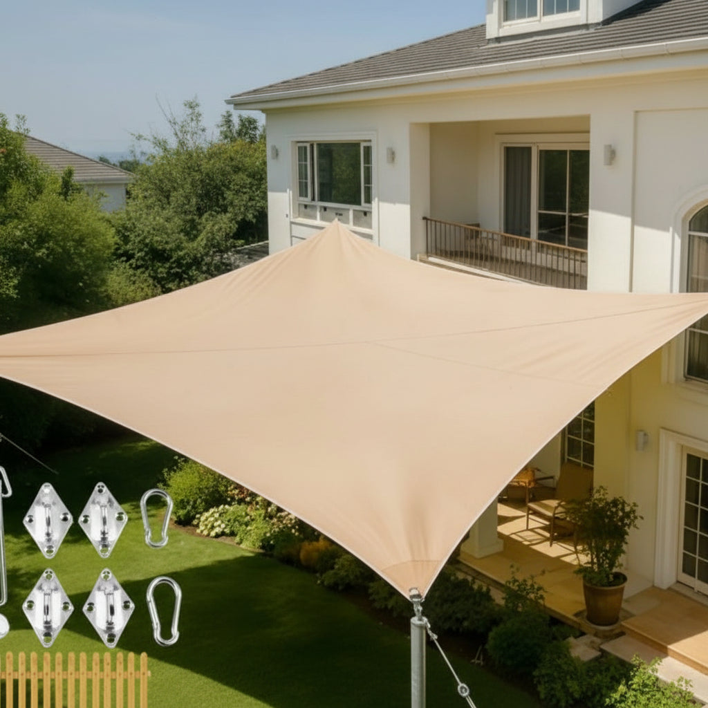 Wasserdichtes Sonnensegel mit UV-Schutz für Terrasse und Balkon