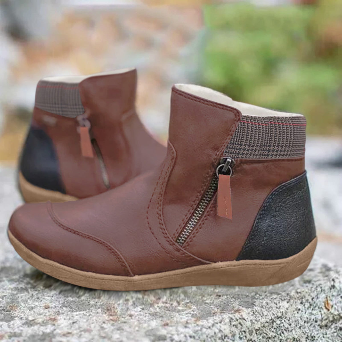 Wasserdichte orthopädische Lederstiefel