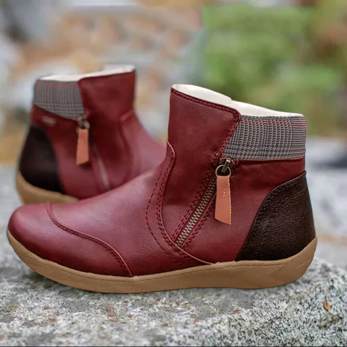 Wasserdichte orthopädische Lederstiefel