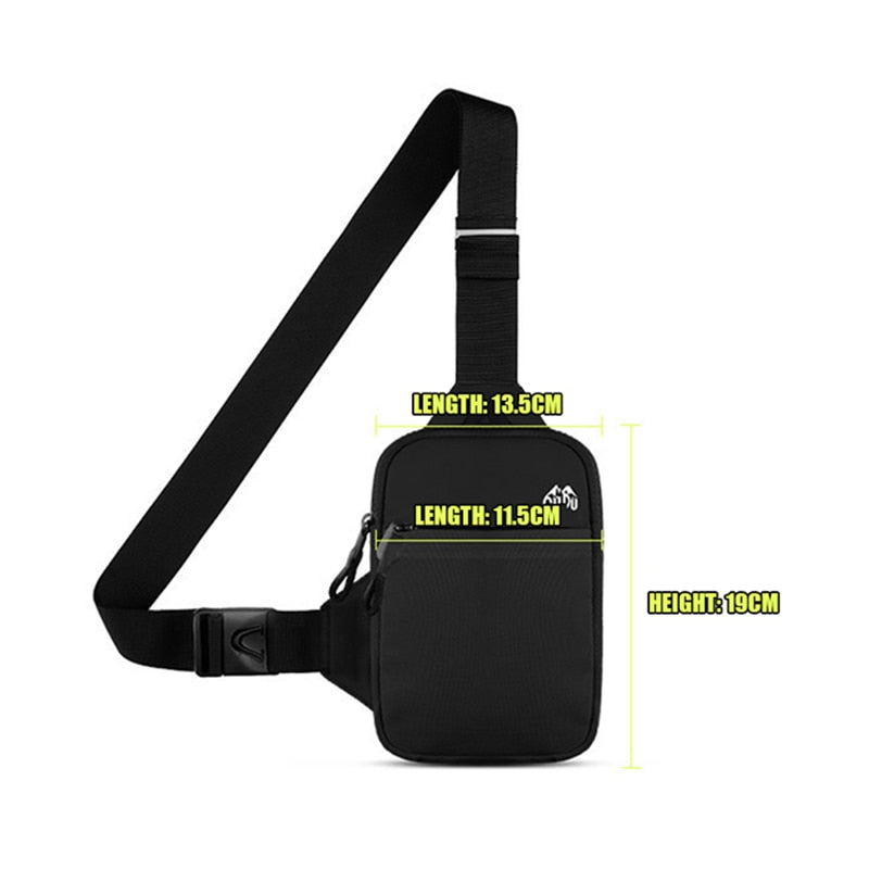 Wasserdichte Sport-Brust- und Schultertasche