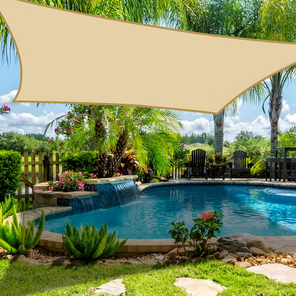 Wasserdichtes Sonnensegel mit UV-Schutz für Terrasse und Balkon