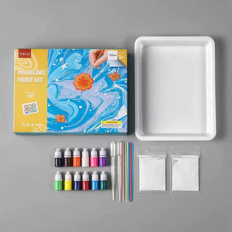 Wassermarmorier-Kunstset für Kinder