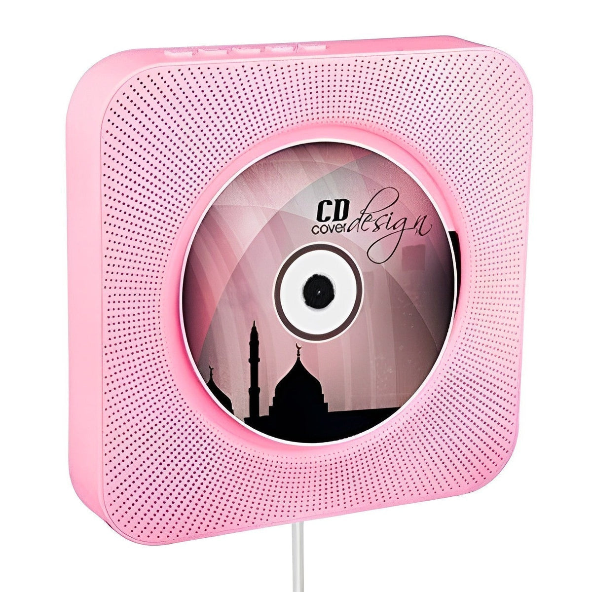 Wandmontierter CD-Player & Bluetooth-Lautsprechersystem