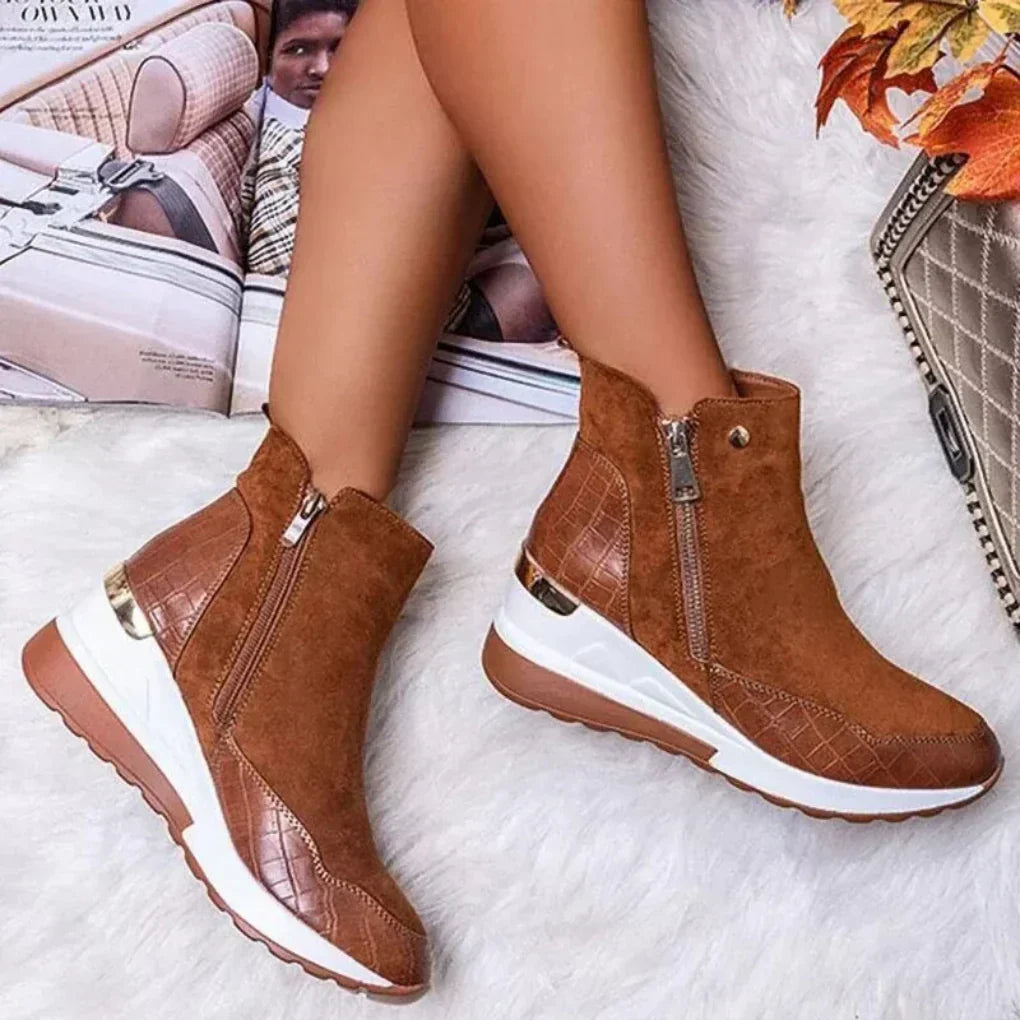 Wasserdichte Damen-Stiefeletten knöchelhoch