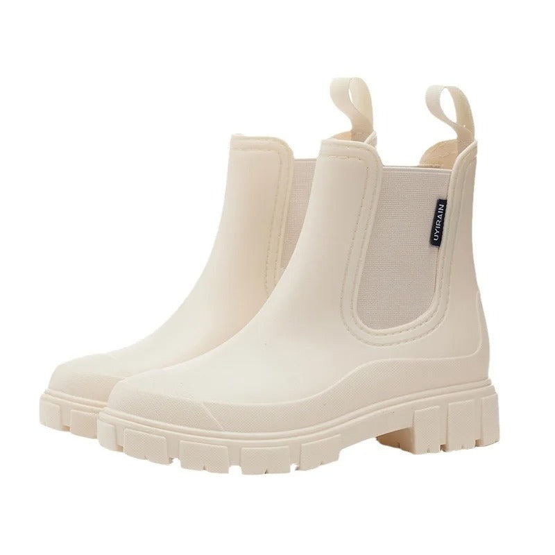 Wasserdichte Damen-Stiefeletten – stylische, rutschfeste Regenstiefel