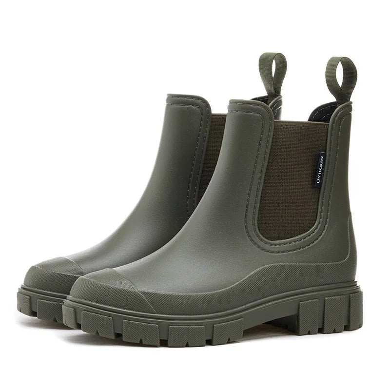 Wasserdichte Damen-Stiefeletten – stylische, rutschfeste Regenstiefel