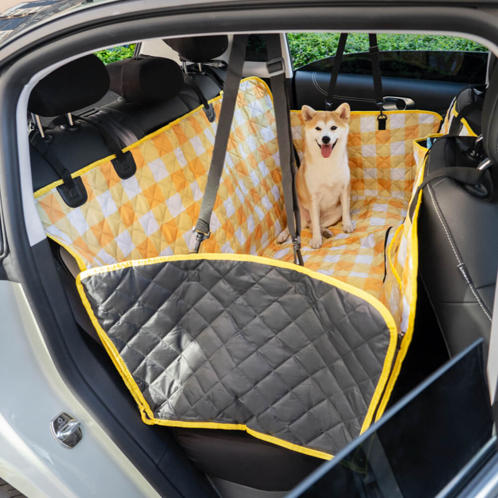 Wasserdichte gesteppte Auto-Rücksitz-Schondecke für Hunde