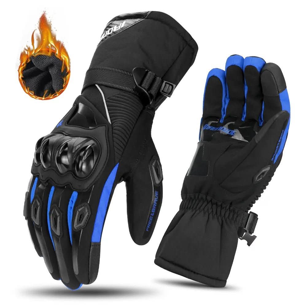 Wasserdichte, isolierte Motorradhandschuhe für Winterfahrten