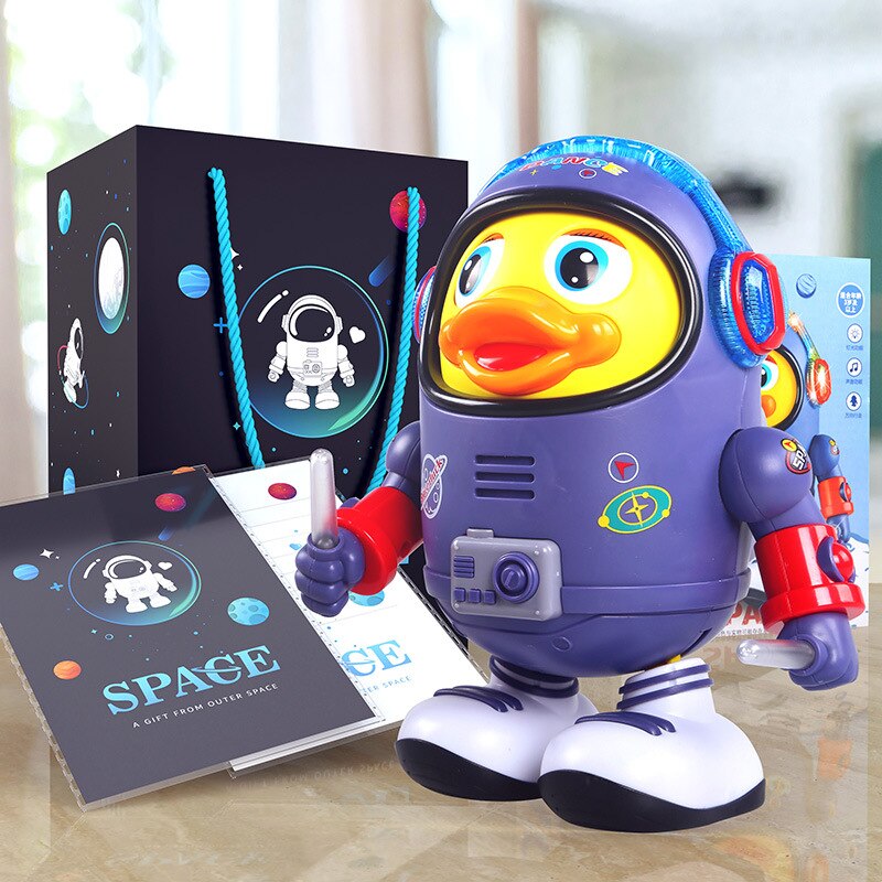 Musikalisches und tanzendes Astronauten-Entchen Spielzeug für Kinder