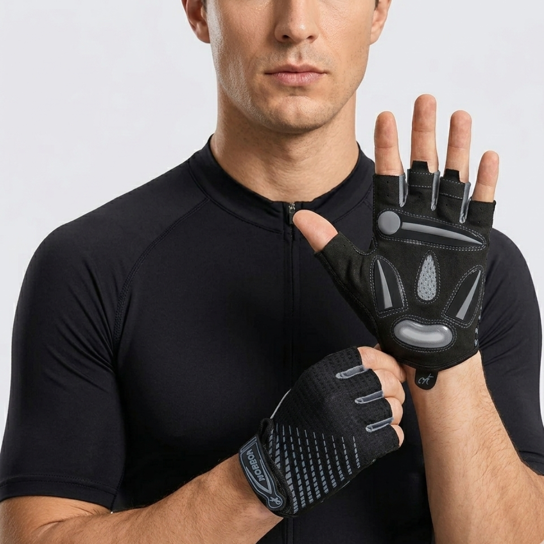 Fingerlose Handschuhe mit Gelpolsterung
