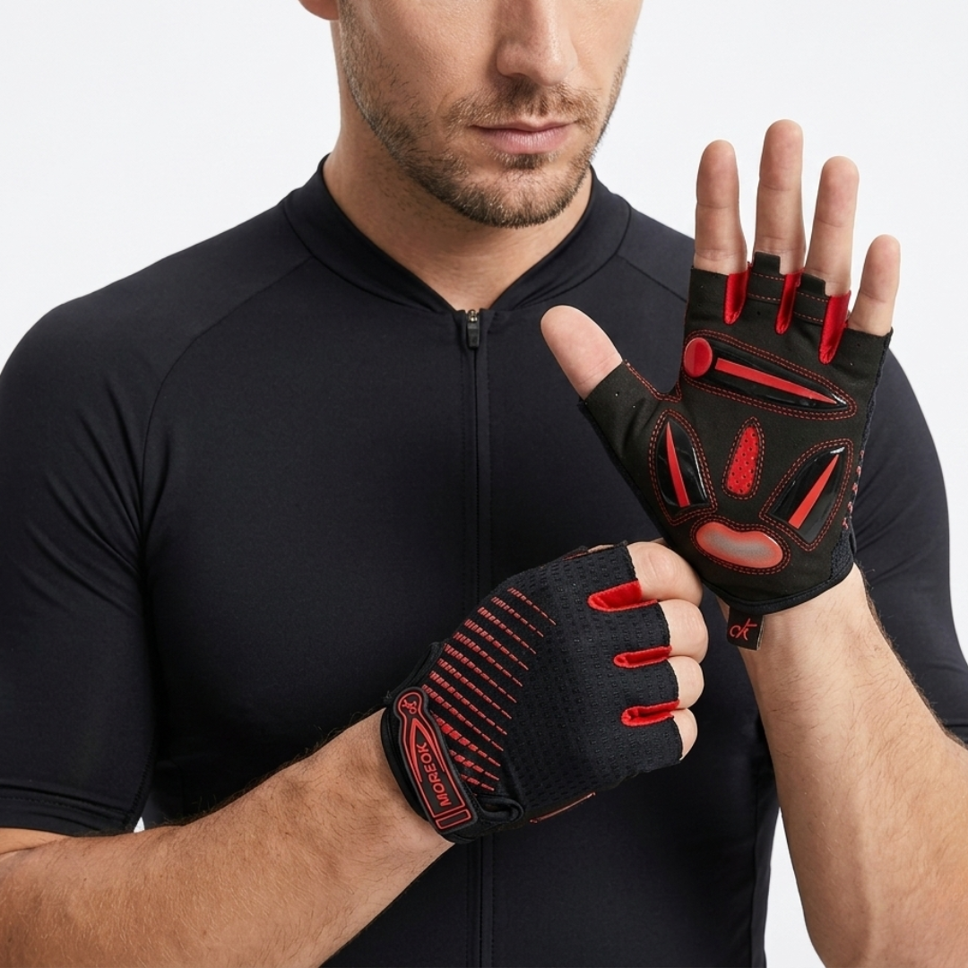 Fingerlose Handschuhe mit Gelpolsterung